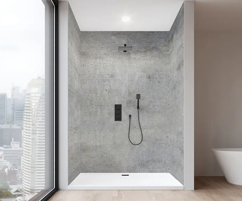 Muraluxe - Shower wall kits Proselect - Alcove (3 panels) - 203 Glossy - 36", 36", 36" x 96"