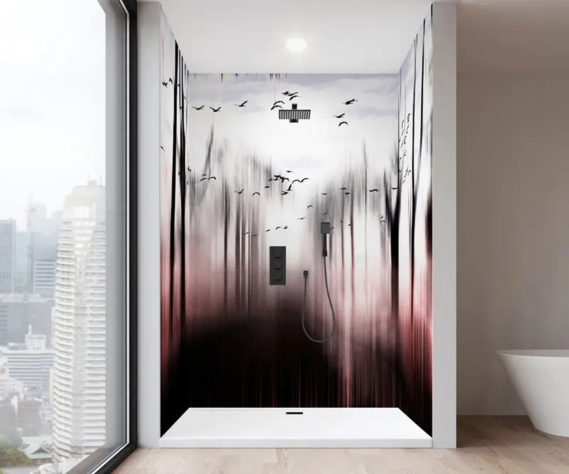 Muraluxe - Shower wall kits Proselect - Alcove (3 panels) - 130 Glossy - 36", 48", 36" x 96"