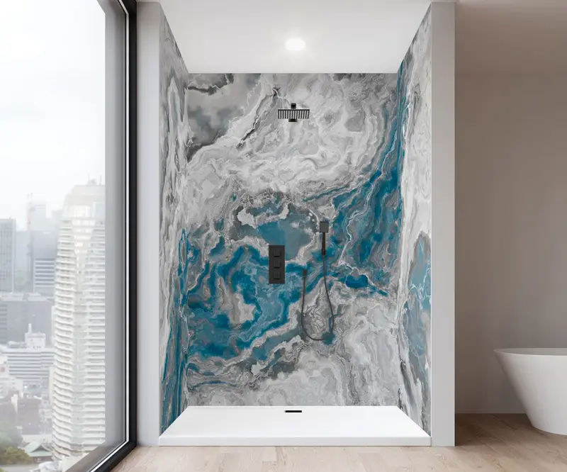 Muraluxe - Shower wall kits Proselect - Alcove (3 panels) - 108 Glossy - 36", 60", 36" x 96"