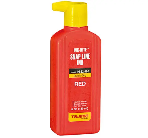 Tajima - Quick-Dry Ink red - 180ml / 6oz