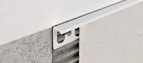 Progress Profiles - Tile Edge Trim Proterminal PVC #01 White (10 mm) 3/8" x 8' 10-5/16"