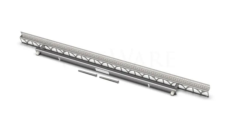 TileWare On Center "Z" Tile Wall Anchor for Victoria Series 24" Grab Bars 18"