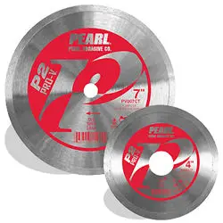Pearl Abrasive - P2 Pro-V Tile Blade, 10mm Rim 8" x 0.060" x 5/8"