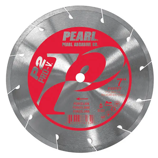 Pearl Abrasive - P2 Pro-V Wet Porcelain Blade, 8mm Rim 8" x 0.060" x 5/8"