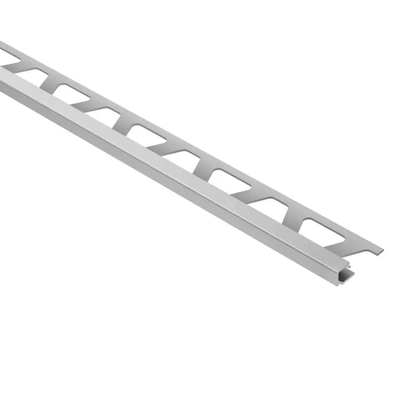 Schluter - QUADEC Square Edge Trim - Aluminum Anodized Matte 3/8" (10 mm) x 8' 2-1/2"