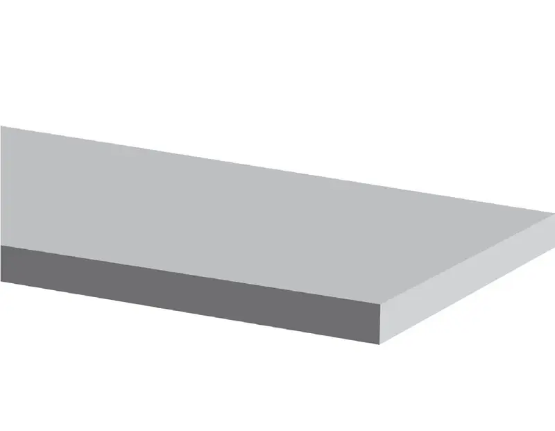 Fusion - Shower Jamb Quartz Polished Arctic White 6" x 108" - 15.9 mm