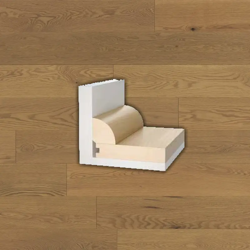 Lauzon Collection Engineered Hardwood Aura Ultra-Matte Quarter Round North American Oak 84"