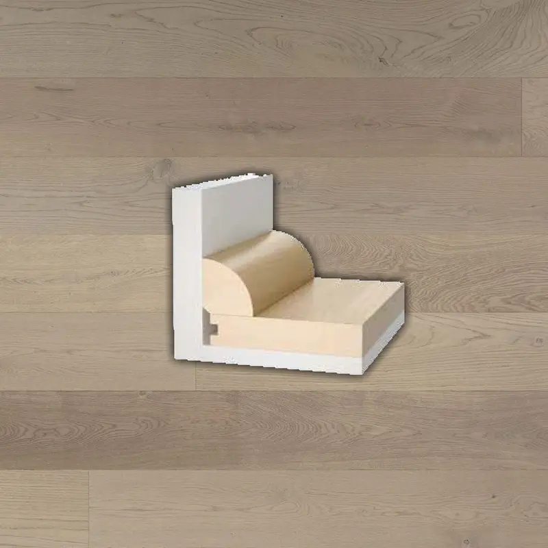 Lauzon Collection Engineered Hardwood Morning Mist Ultra-Matte Quarter Round European White Oak 84"