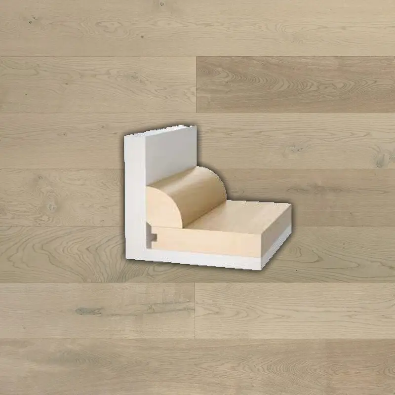 Lauzon Collection Engineered Hardwood Crema Ultra-Matte Quarter Round European White Oak 84"