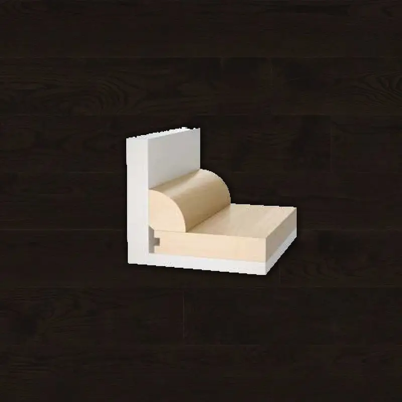 Lauzon Collection Engineered Hardwood Black Cape Ultra-Matte Quarter Round European White Oak 84"