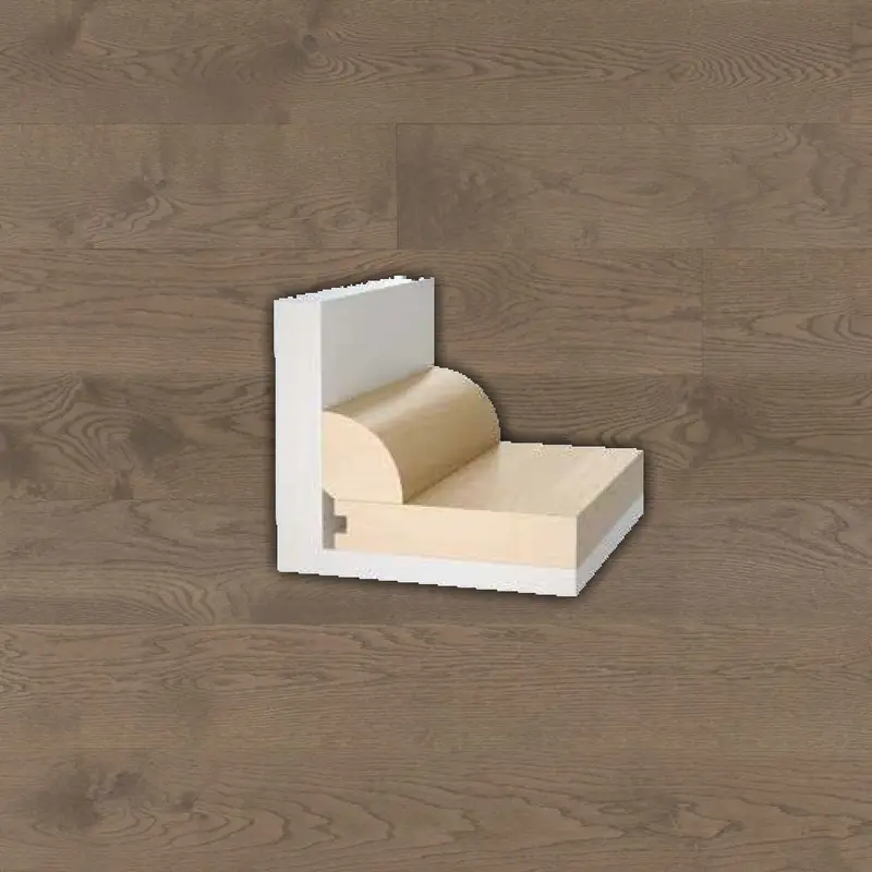 Lauzon Collection Engineered Hardwood Cactus Ultra-Matte Quarter Round European White Oak 84"