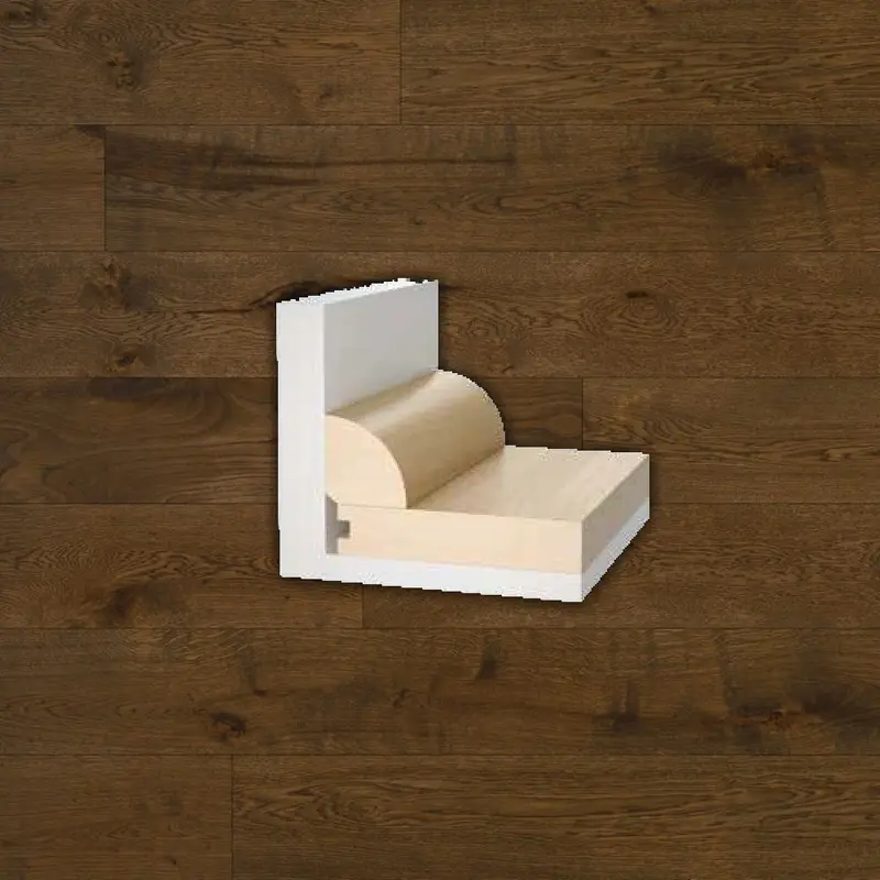 Lauzon Collection Engineered Hardwood Cork Ultra-Matte Quarter Round European White Oak 84"