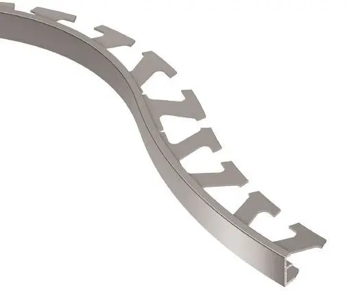 Schluter - SCHIENE Floor Flexible Edge Trim Aluminum 3/16" x 8' 2-1/2"