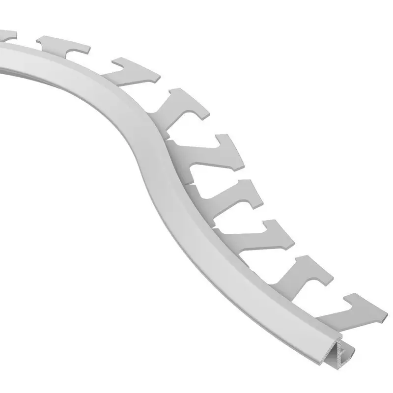 Schluter - RENO-TK Radius Reducer Profile - Aluminum Anodized Matte 3/8" (10 mm) x 8' 2-1/2"