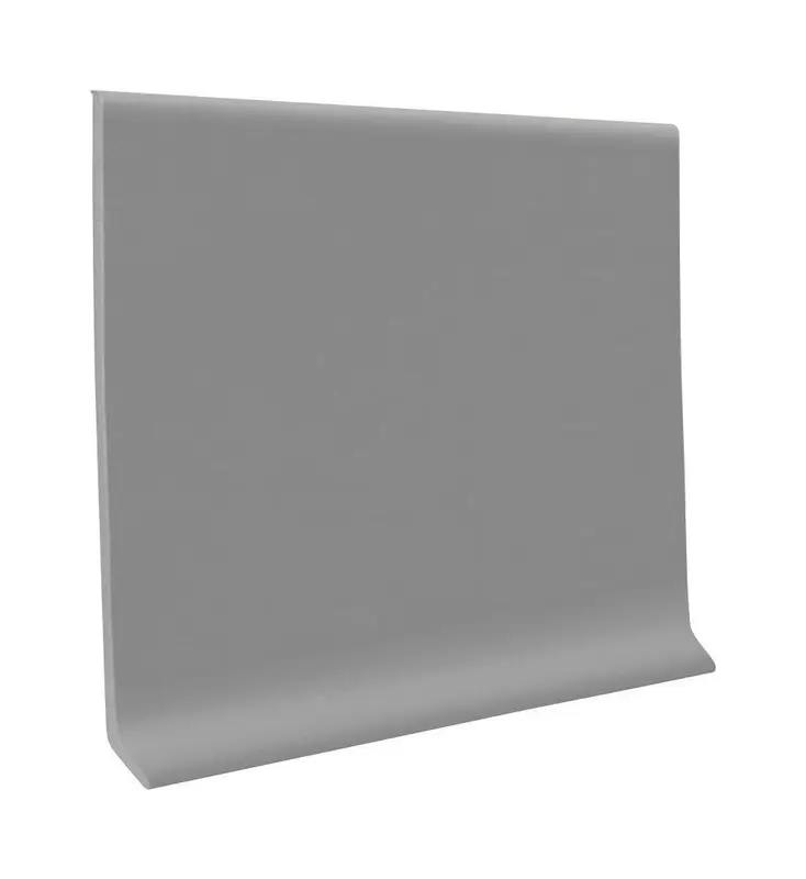 ROPPE Coved Vinyl Wall Base Coil Roppe Ready Base 4" #132 Granite 120' Roll