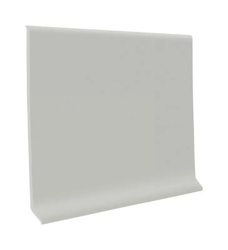 ROPPE Coved Vinyl Wall Base Coil Roppe Ready Base 4" #195 Light Grey 120' Roll