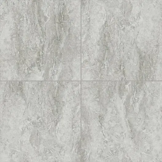 Centura Vinyl Tile UltraCeramic by American Biltrite Castelli Marble Grey 18" x 18"