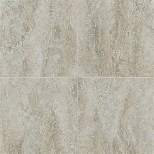 Centura Vinyl Tile UltraCeramic by American Biltrite Castelli Marble Light Grey 18" x 18"
