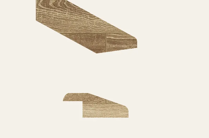 Power Dekor Laminate Flooring Basik4 Ginger Oak Reducer 94-1/2"