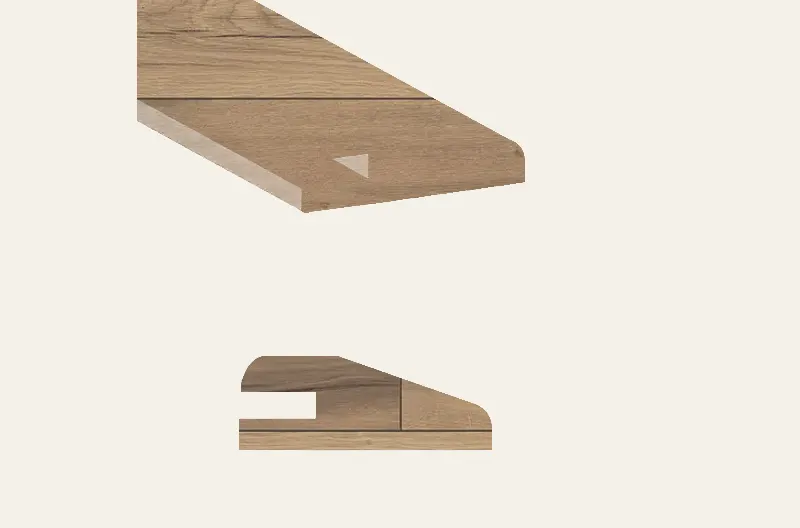 Fuzion Laminate Atlantis Laguna Flush Reducer 94"