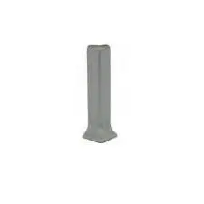 Progress Profiles Molding External Corner Skirting 80 Anodized Aluminum Silver 3-1/8" (80 mm) (Pack of 2)