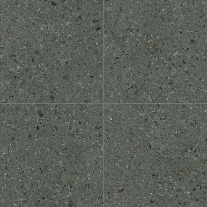 American Biltrite Vinyl Tile Milano Stone Dark Grey 18" x 18"