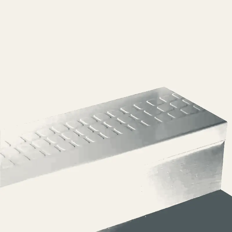 Angle Fit Rubber Stair Tread - RNSQ 72 SQ Raised Square #72 Harbour No Insert 72"