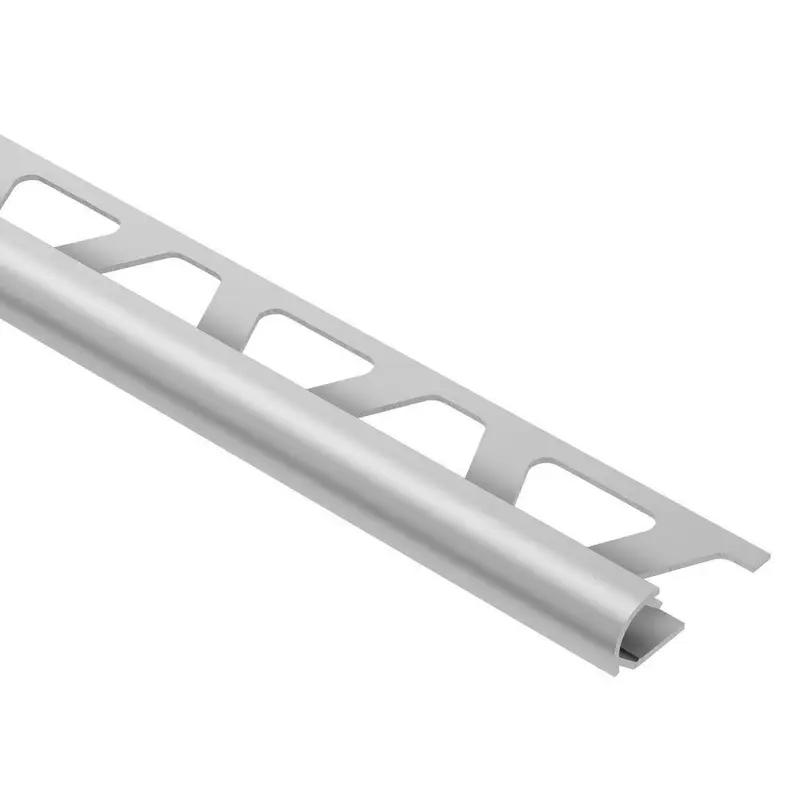 Schluter - RONDEC Bullnose Trim - Aluminum Anodized Matte  3/8" (10 mm) x 8' 2-1/2"