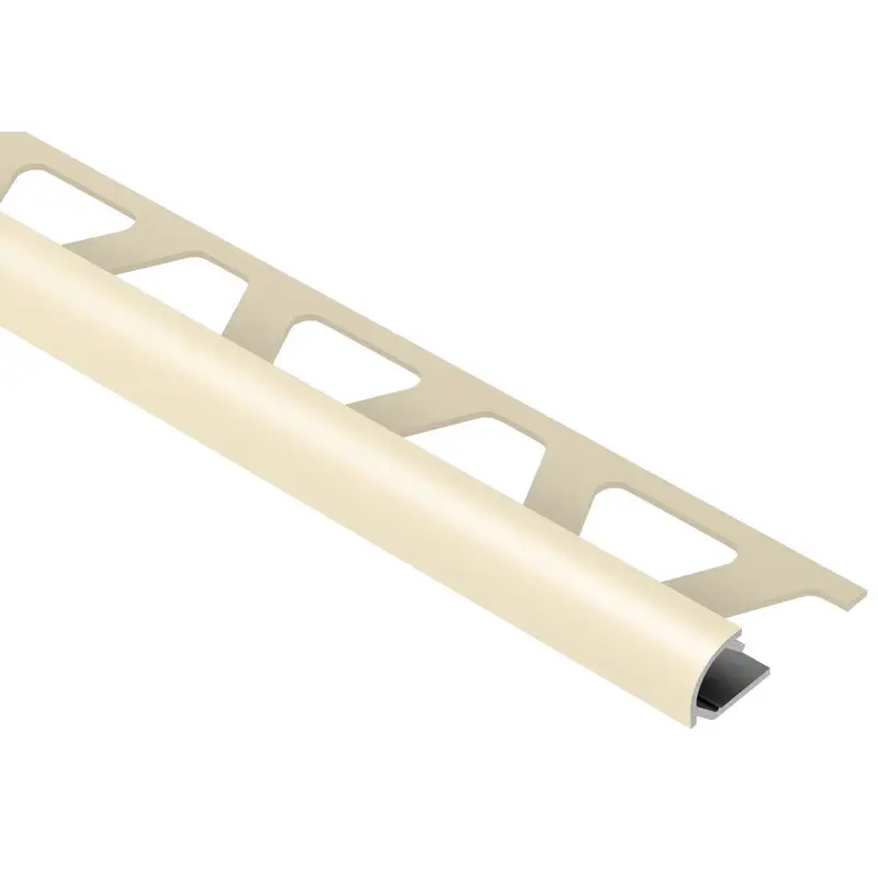 Schluter - RONDEC Bullnose Trim - Aluminum  Sand Pebble 3/8" (10 mm) x 8' 2-1/2"