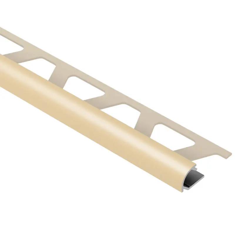 Schluter RONDEC Bullnose Edge Trim Aluminum Bahama 1/4" (6 mm) x 8' 2-1/2"