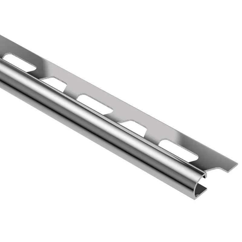 Schluter - RONDEC Bullnose Trim - Stainless Steel (V2) 1/4" (6 mm) x 8' 2-1/2"