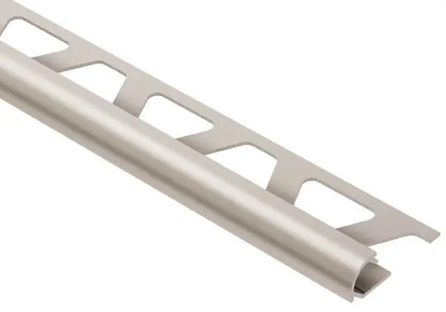 Schluter - RONDEC Bullnose Trim - Aluminum Anodized Matte Nickel 5/16" (8 mm) x 10'