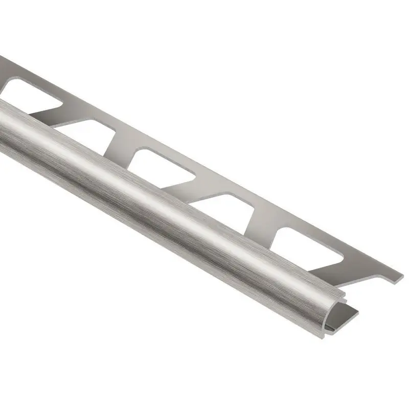 Schluter - RONDEC Bullnose Trim - Aluminum Anodized Brushed Nickel 5/16" (8 mm) x 8' 2-1/2"