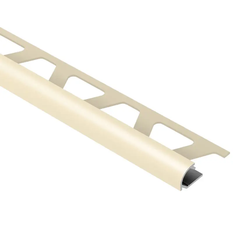 Schluter - RONDEC Bullnose Trim - Aluminum  Sand Pebble 5/16" (8 mm) x 8' 2-1/2"