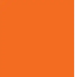 Tarkett - Rubber Riser RR 62 7X5 Solid #62 Tangerine Tango 7" x 5'