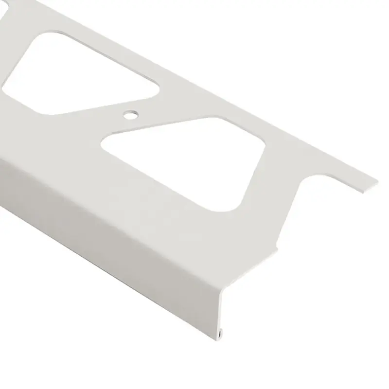 Schluter BARA-RW Balcony Edging Profile Aluminum Bright White 6" (150 mm) x 8' 2-1/2"