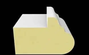 Toucan Back Band Casing Small Line Colonial - 7/8" (22 mm) x 1-5/16" x 12'