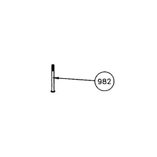 Eddy Floor Tools - Hex Bolt for S2000 - 1/4 28" x 5 5/16"