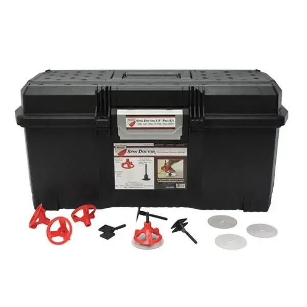 Russo - Spacers Pro Kit Spin Doctor Red 1/32" for up to 3/4" (20 mm) Thick Tiles