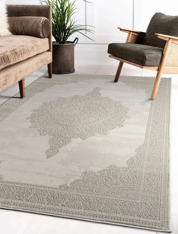 Beige Persian Traditional Living Room Area Rug – 2'7" X 4'11"