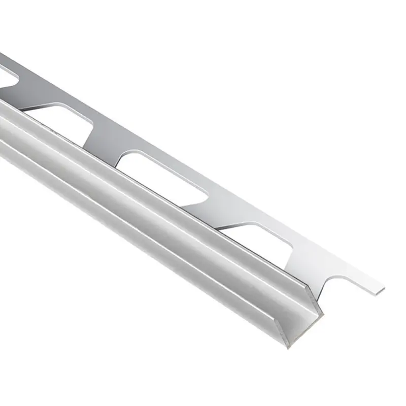 Schluter - DECO-SG Decorative Edge-Protection Shadow Gap - Aluminum Anodized Matte 15/32" x 8' 2-1/2" x 1/2" (12.5 mm)