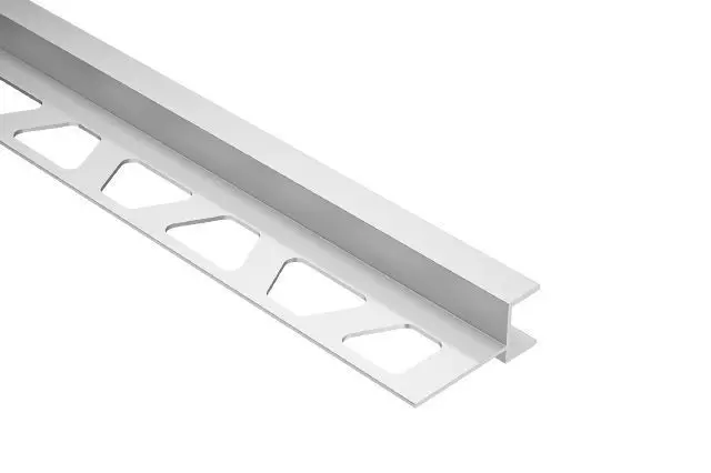 Schluter DECO-SGC Shower Support Profile for Glass Partitions Anodized Aluminum Satin 5/16" (8 mm) x 1/2" x 8' 2-1/2"