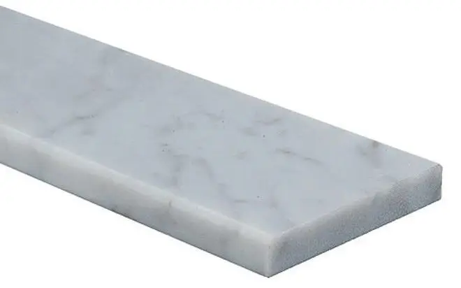 Mono Serra Floor Tiles Carrara Bianco Marble Threshold 4" x 36" x 5/8" (Pack of 25)
