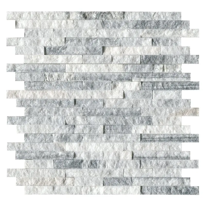 MSI Surfaces Mosaic Alaska Gray-Dark Splitface 12" x 12-1/2"