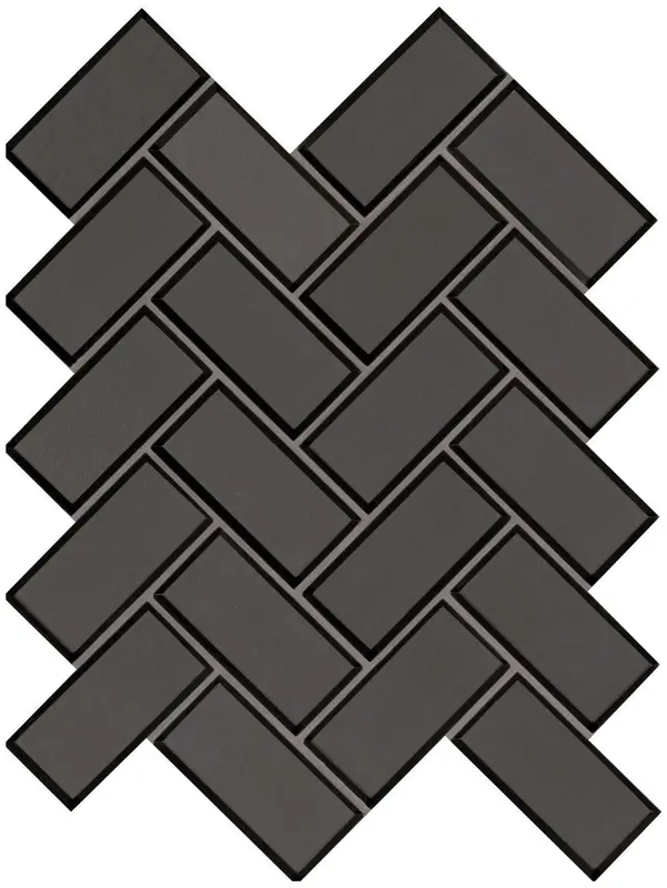 MSI Surfaces Mosaic Metallic Gray-Dark Glossy 11" x 14"