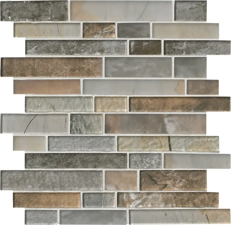 MSI Surfaces Mosaic Taos Multicolor Glossy 11-1/2" x 13"