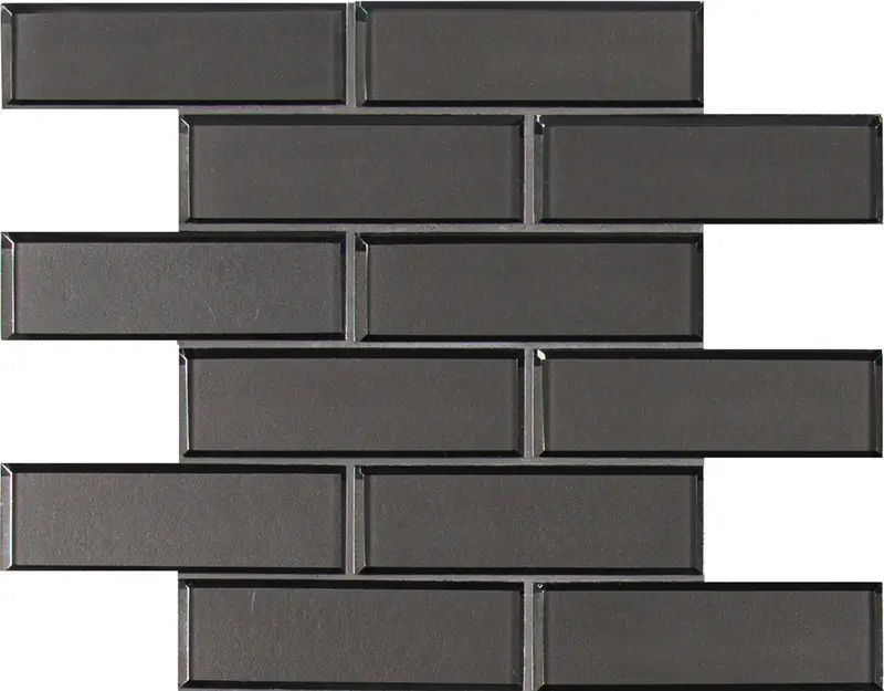 MSI Surfaces Mosaic Metallic Gray-Dark Glossy 11-1/2" x 11-1/2"