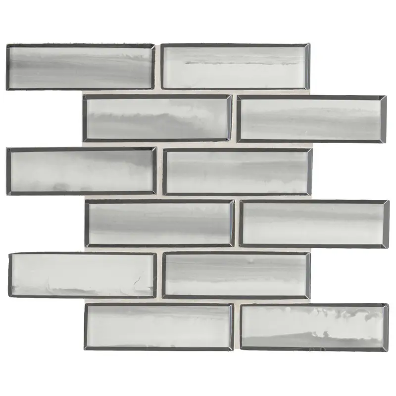 MSI Surfaces Mosaic Ombre Grigia Gray-Dark Glossy 11-1/2" x 11-1/2"