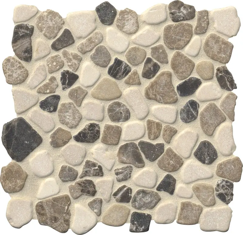 MSI Surfaces Mosaic Mix Marble Brown Tumbled 11-1/2" x 11-1/2"