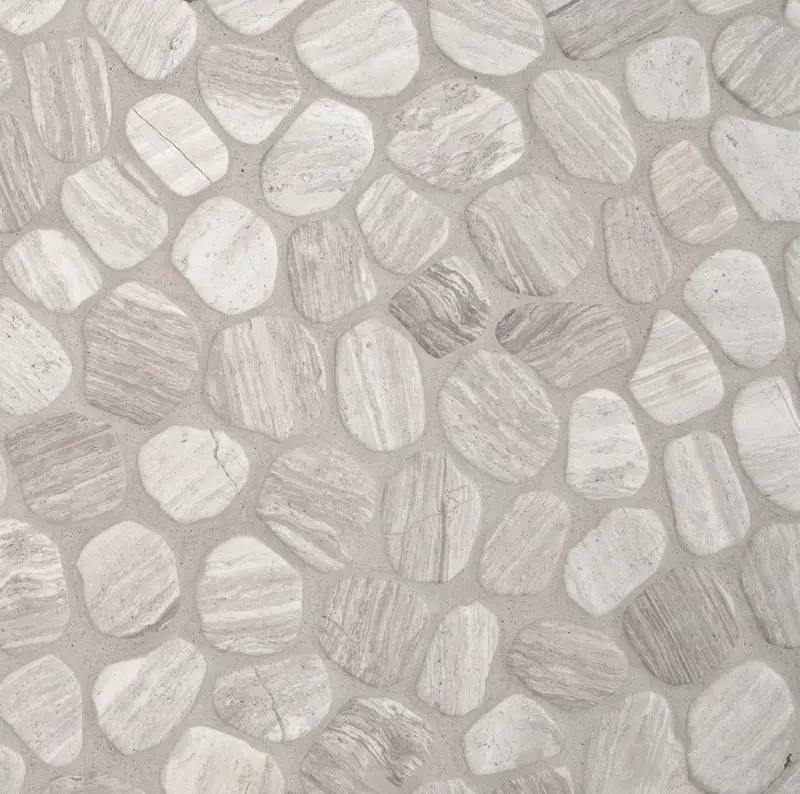 MSI Surfaces Mosaic White Oak Gray-Light Tumbled 11-1/2" x 12"